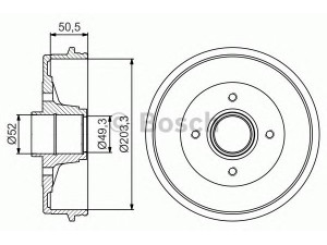 BOSCH 0 986 477 211 stabdžių būgnas 
 Stabdžių sistema -> Būgninis stabdys -> Stabdžių būgnas
82 00 243 735, 82 00 243 735