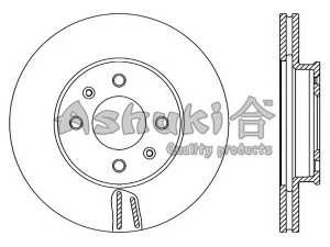 ASHUKI I032-20 stabdžių diskas 
 Stabdžių sistema -> Diskinis stabdys -> Stabdžių diskas
51712-1G000, 51712-1G000, 51712-1W200