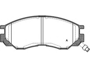 OPEN PARTS BPA0583.00 stabdžių trinkelių rinkinys, diskinis stabdys 
 Techninės priežiūros dalys -> Papildomas remontas
MB389532, MB389533, MB389538, MB389541