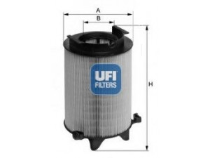 UFI 27.401.00 oro filtras 
 Techninės priežiūros dalys -> Techninės priežiūros intervalai
1F0129620, 3C0129620