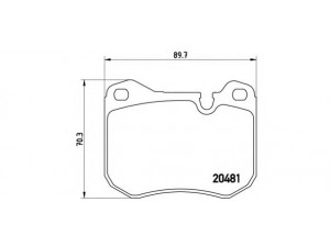 BREMBO P 65 002 stabdžių trinkelių rinkinys, diskinis stabdys 
 Techninės priežiūros dalys -> Papildomas remontas
477698155, 92835195100, 92835195102