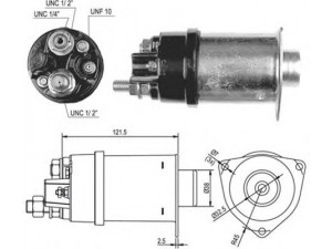 MAGNETI MARELLI 940113050028 solenoidinis jungiklis, starteris