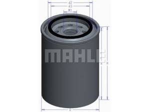 MAHLE ORIGINAL OC 519 alyvos filtras