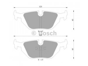 BOSCH 0 986 AB4 726 stabdžių trinkelių rinkinys, diskinis stabdys 
 Techninės priežiūros dalys -> Papildomas remontas
34 21 1 160 340, 34 21 1 160 341