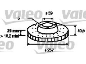 VALEO 186644 stabdžių diskas 
 Dviratė transporto priemonės -> Stabdžių sistema -> Stabdžių diskai / priedai
0046425960, 46425960