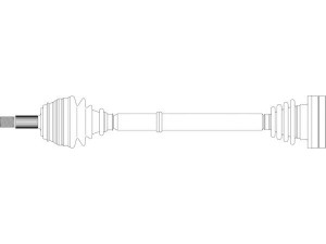 GENERAL RICAMBI WW3057 kardaninis velenas 
 Ratų pavara -> Kardaninis velenas
