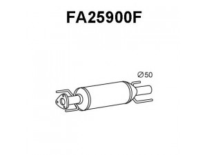 VENEPORTE FA25900F suodžių / kietųjų dalelių filtras, išmetimo sistema 
 Išmetimo sistema -> Suodžių/dalelių filtras
51861468, 55199689