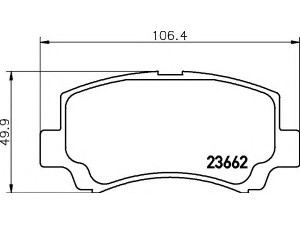 HELLA 8DB 355 009-681 stabdžių trinkelių rinkinys, diskinis stabdys 
 Techninės priežiūros dalys -> Papildomas remontas
5581075F00, 5581075F10, 5581075F11