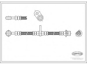 CORTECO 19032907 stabdžių žarnelė 
 Stabdžių sistema -> Stabdžių žarnelės
46430SP0023