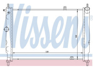 NISSENS 63059 radiatorius, variklio aušinimas 
 Aušinimo sistema -> Radiatorius/alyvos aušintuvas -> Radiatorius/dalys
1300 108, 1300 134, 52455043, 52455053