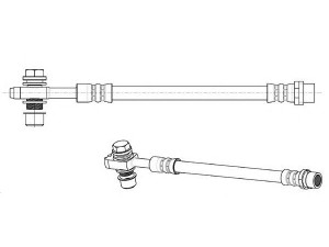 CEF 512189 stabdžių žarnelė 
 Stabdžių sistema -> Stabdžių žarnelės
8E0611775B, 8E0611775J