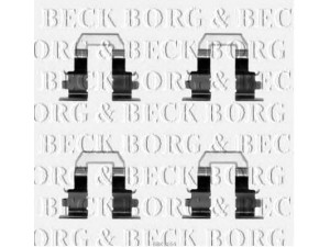 BORG & BECK BBK1164 priedų komplektas, diskinių stabdžių trinkelės 
 Stabdžių sistema -> Diskinis stabdys -> Stabdžių dalys/priedai