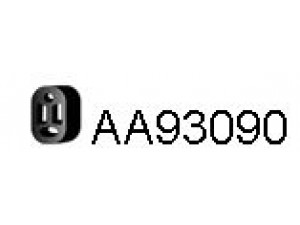 VENEPORTE AA93090 guminė juosta, išmetimo sistema 
 Išmetimo sistema -> Surinkimo dalys -> Atskiros surinkimo dalys -> Guminė juosta
175558, 175561, 96125080