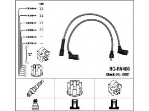 NGK 0881 uždegimo laido komplektas 
 Kibirkšties / kaitinamasis uždegimas -> Uždegimo laidai/jungtys