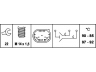HELLA 6ZT 007 800-121 temperatūros jungiklis, radiatoriaus ventiliatorius 
 Aušinimo sistema -> Siuntimo blokas, aušinimo skysčio temperatūra
61 31 8 363 677, 8 363 677