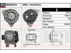 DELCO REMY DRA0534 kintamosios srovės generatorius 
 Elektros įranga -> Kint. sr. generatorius/dalys -> Kintamosios srovės generatorius
13222931, 13222931ZZ, 6204266, 93190139