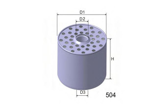 MISFAT M361 kuro filtras 
 Degalų tiekimo sistema -> Kuro filtras/korpusas
45310059A, 4531059, 9401906148