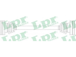 LPR DS51024 kardaninis velenas 
 Ratų pavara -> Kardaninis velenas
251501203B, 251501203BX, 251501203D