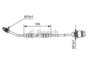 BOSCH 1 987 481 580 stabdžių žarnelė 
 Stabdžių sistema -> Stabdžių žarnelės
1J0 611 763 J, 1J0 611 763 J, 1J0 611 763 L