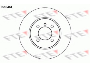 FTE BS3464 stabdžių diskas 
 Dviratė transporto priemonės -> Stabdžių sistema -> Stabdžių diskai / priedai
34 11 1 154 747, 34 11 6 752 343
