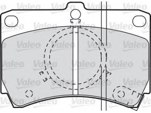 VALEO 540439 stabdžių trinkelių rinkinys, diskinis stabdys 
 Techninės priežiūros dalys -> Papildomas remontas
B571-33-23Z, B5713323Z, BG34-49-280A