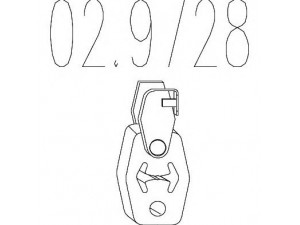 MTS 02.9728 atraminis buferis, triukšmo slopintuvas 
 Išmetimo sistema -> Surinkimo dalys -> Atskiros surinkimo dalys -> Guminė apsauga
8Z0253147