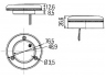 HELLA 2JA 344 599-121 vidaus apšvietimas