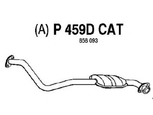 FENNO P459DCAT katalizatoriaus keitiklis 
 Išmetimo sistema -> Katalizatoriaus keitiklis
BM80036, 858093