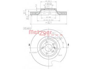 METZGER 24891 V stabdžių diskas 
 Dviratė transporto priemonės -> Stabdžių sistema -> Stabdžių diskai / priedai
4F0 615 301F, 4F0 615 301G