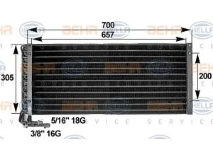 HELLA 8FC 351 300-061 kondensatorius, oro kondicionierius 
 Oro kondicionavimas -> Kondensatorius
81 61920 0012