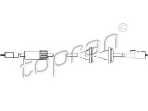 TOPRAN 103 427 tachometro velenas 
 Dviratė transporto priemonės -> Kabeliai ir tachometro velenaai -> Tachometro velenas
321 957 803AE, 321 957 803AF