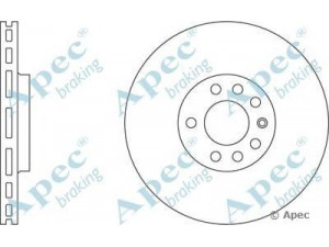 APEC braking DSK2275 stabdžių diskas 
 Dviratė transporto priemonės -> Stabdžių sistema -> Stabdžių diskai / priedai
569005, 24435132, 93171606, 93175606