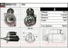 DELCO REMY DRS6110 starteris 
 Elektros įranga -> Starterio sistema -> Starteris
02A911023D, 02A911023DX, 02A911023EX