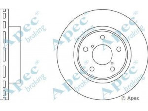 APEC braking DSK543 stabdžių diskas 
 Dviratė transporto priemonės -> Stabdžių sistema -> Stabdžių diskai / priedai
26300AE040, 26300AE090, 26310AA021