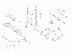 SACHS SMART-FORTW-FS003 vairavimo mechanizmas; rato pakaba 
 Ašies montavimas/vairavimo mechanizmas/ratai -> Prekių paieška pagal schemą