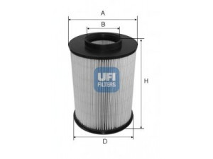 UFI 27.675.00 oro filtras 
 Techninės priežiūros dalys -> Techninės priežiūros intervalai
1477153, 1496204, 1690582, 1695529