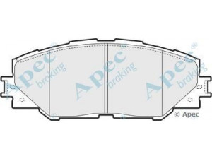 APEC braking PAD1592 stabdžių trinkelių rinkinys, diskinis stabdys 
 Techninės priežiūros dalys -> Papildomas remontas
04465-42140, 0446542140, 0446542190