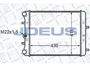 JDEUS 030M11 radiatorius, variklio aušinimas 
 Aušinimo sistema -> Radiatorius/alyvos aušintuvas -> Radiatorius/dalys
6Q0121201BT, 6Q0121201BT, 6Q0121201HA