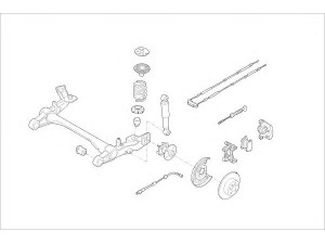 DELPHI OPEL-17095-R rato pakaba 
 Ašies montavimas/vairavimo mechanizmas/ratai -> Prekių paieška pagal schemą