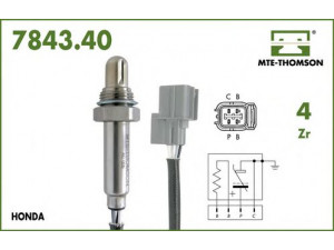 MTE-THOMSON 7843.40.024 lambda jutiklis 
 Išmetimo sistema -> Jutiklis/zondas
36531-P5S-G012, 36531-P6W-A01, 36531-P9K-E01