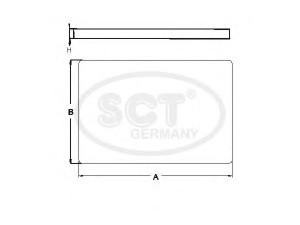 SCT Germany SAK 131 filtras, salono oras 
 Techninės priežiūros dalys -> Techninės priežiūros intervalai
6803 173 05 00, 7M0 091 800 SE