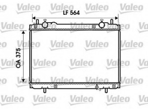 VALEO 734223 radiatorius, variklio aušinimas