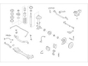 DELPHI BMW-00237-F rato pakaba 
 Ašies montavimas/vairavimo mechanizmas/ratai -> Prekių paieška pagal schemą