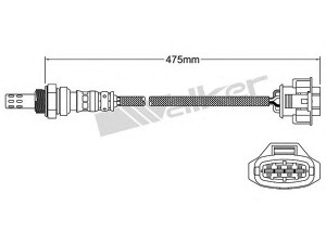 WALKER PRODUCTS 250-24984 lambda jutiklis 
 Išmetimo sistema -> Jutiklis/zondas
55210300, 71744403, 71748280, 55353812