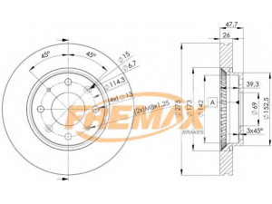 FREMAX BD-5002 stabdžių diskas 
 Dviratė transporto priemonės -> Stabdžių sistema -> Stabdžių diskai / priedai
51712-2F100