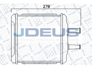 JDEUS 256M09 šilumokaitis, salono šildymas 
 Šildymas / vėdinimas -> Šilumokaitis
96554446, P96554446