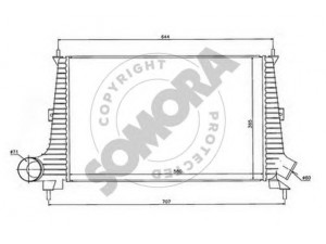 SOMORA 272145 tarpinis suslėgto oro aušintuvas, kompresorius 
 Variklis -> Oro tiekimas -> Įkrovos agregatas (turbo/superįkrova) -> Tarpinis suslėgto oro aušintuvas
4576039, 4726568
