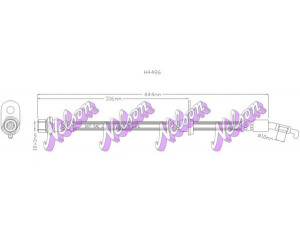 Brovex-Nelson H4486 stabdžių žarnelė 
 Stabdžių sistema -> Stabdžių žarnelės
9008094A69, 9094702660, 9094702799