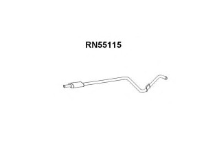 VENEPORTE RN55115 priekinis duslintuvas 
 Išmetimo sistema -> Duslintuvas
7700812791