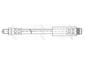 TRW PHB405 stabdžių žarnelė 
 Stabdžių sistema -> Stabdžių žarnelės
4405655, 9120711, 7704001953, 9120711